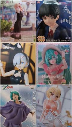 アニメフィギュア キャラクターフィギュア まとめ販売 29体セット まとめ売りフィギュア6体セット2です - メルカリ