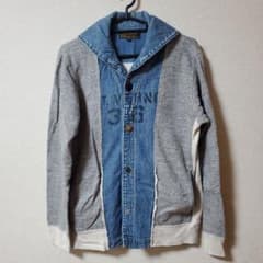 DENIM DUNGAREE デニム切替カーディガンのサムネイル
