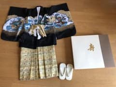 メイ様専用10月1日まで取り置き 七五三 男の子 ５歳 羽織袴 フルセットのサムネイル