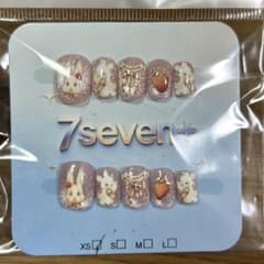【まとめ買い値引き】ネイルチップ ベリショ うさぎ イチゴ ピンクのサムネイル