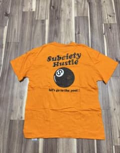 Subciety Tシャツ オレンジ ビリヤード柄のサムネイル