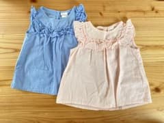 H&M ノースリーブブラウス 2枚組のサムネイル