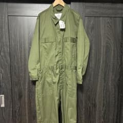ミリタリージャンプスーツカバーオール 48R オリーブグリーンのサムネイル