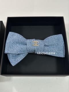 お値下げ⭐️ 26C 希少 シャネルCHANEL リボン バレッタ デニム - メルカリ