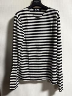 BLACK COMME des GARCONS ボーダーカットソー Lのサムネイル