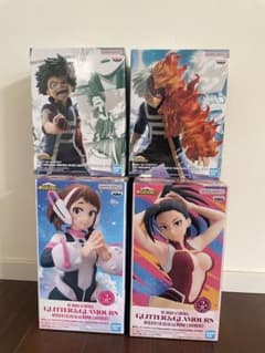 新作プライズ　フィギュア　アニメ　映画　ヒーロー　ヒーロー　美少女　まとめ売り 僕のヒーローアカデミア プライズフィギュア 4点セット まとめ売り