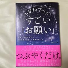 【美品】ネガティヴ でも叶う 「すごいお願い」のサムネイル