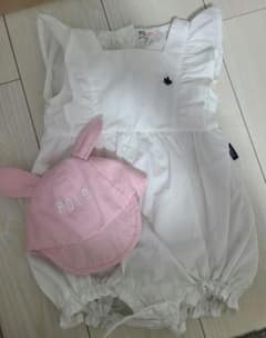 POLO baby　ロンパース帽子セットのサムネイル