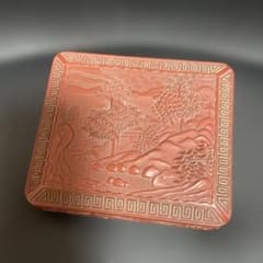♯保管品♯ 堆朱 小物入れ 骨董品 2-183 - メルカリ