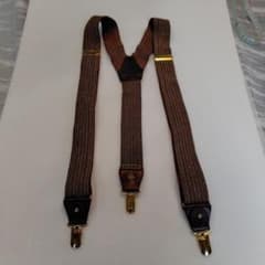 CHAPS ブラウン サスペンダーのサムネイル