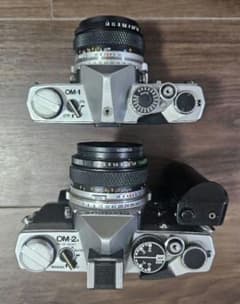 OLYMPUS OM-2N & OM-1 フィルムカメラ 2台セット - メルカリ