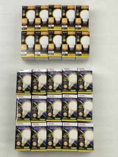 大特価 TOSHIBA ELPA LED電球 40W 電球色 E26口金 25個 - メルカリ