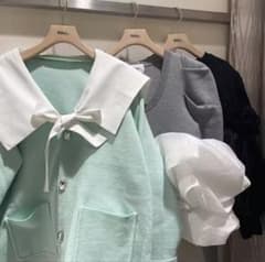 Bibiy PENELOPE COLLAR KNIT カーディガン - メルカリ