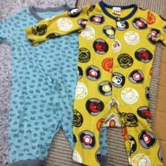 長袖ロンパ2枚セットのサムネイル