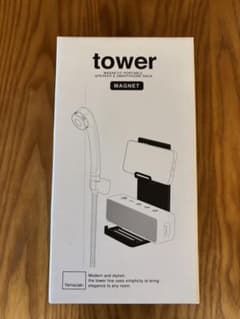 【新品】山崎実業 マグネット ポータブルスピーカーラック ホワイト towerのサムネイル