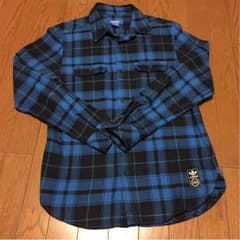 adidas originals フランネルシャツ Lのサムネイル