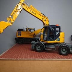 KOBELCO ED160W ホイール式ショベル(1/50)カスタム SK135 KOBELCO ED160W ホイール式ショベル(1/50)カスタム SK135