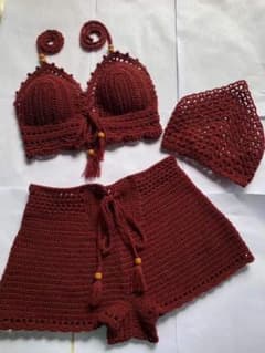 crochet swimwear L size のみ.のサムネイル