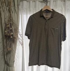 BURBERRY ボーダー柄 ポロシャツ Lのサムネイル
