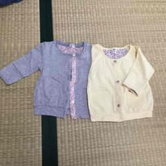 ※※めめ様専用※※グレーカーディガン&青トップスのサムネイル