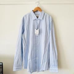 ZARA ストライプシャツ スリムフィット XLサイズのサムネイル