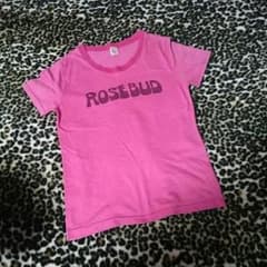ローズバッドピンクTシャツのサムネイル