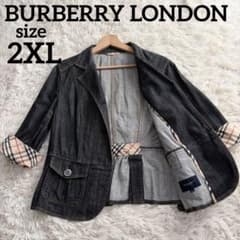 極美品】バーバリーロンドン Gジャン ノバチェック 2XL デニム