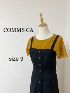 COMMS CA コムサ トップス 黄土色 大人 可愛い フリル 夏服のサムネイル