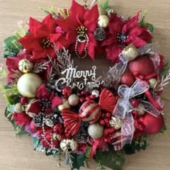 クリスマスリース 赤 緑 金❣️ayu.❣️11点セット‼️