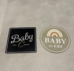 Baby in Car ステッカー 2枚セットのサムネイル