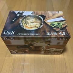 D&S 50品目のレシピ付き圧力鍋 IH対応 ガス対応 4.5L（値引き交渉可）のサムネイル