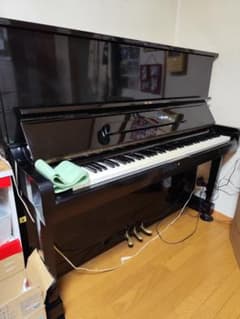 Flora アップライトピアノ FLORA アップライトピアノ 黒 椅子付き - メルカリ