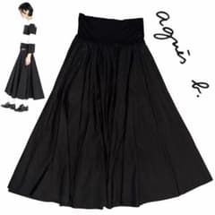 美品✨agnes b. アニエスベー フレア ロングスカート Tabou 黒 美品✨agnes b. アニエスベー フレア ロングスカート Tabou 黒 - メルカリ