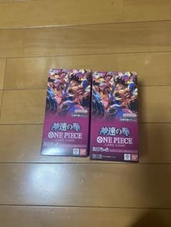 神速の拳 2BOX 25周年記念　2BOX テープ有り　新品　計4BOX ワンピースカード 神速の拳 テープカット 2BOX ONE PIECE CARD GAME