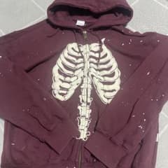 WISH FOREVER ボーンジップパーカー 短丈骨 s WISH FOREVER ボーンジップパーカー 骨 s - メルカリ