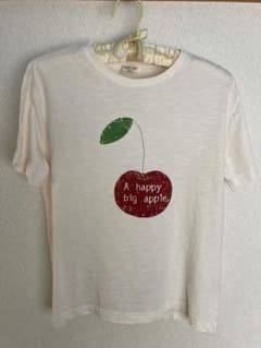 ホワイト チェリー グラフィック Tシャツ LLのサムネイル