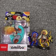 스플라툰 amiibo 잉크링 옥틀링 코자케 3체 세트
