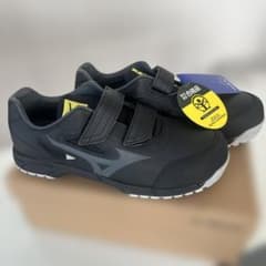 Mizuno 安全靴 ベルクロストラップ 黒 - メルカリ
