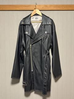 Katie ロングジャケット、ライダースのサムネイル