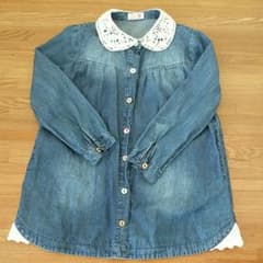 しー様専用！！　120シャツワンピース2着のサムネイル
