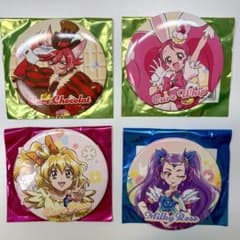 お*む様 【まとめ売り】全プリキュア展 缶バッジ 4点セットのサムネイル