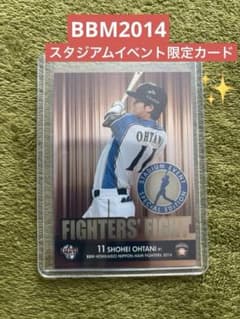 激レア】BBM2014 大谷翔平 スタジアムイベント限定カード 非売品