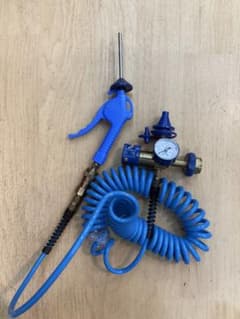 【ヘリウムガス用】風船インフレーターセット／圧力計付きホース＆ノズル／バルーン用 ヘリウムガス用】風船インフレーターセット／圧力計付きホース＆ノズル