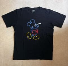 Disney x UNIQLO UT ミッキーマウス Tシャツ L ブラックのサムネイル