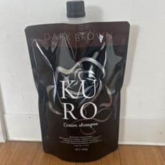 KURO Cream shampoo ダークブラウン 400gのサムネイル