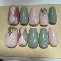【Mサイズ】ガーリーネイルチップのサムネイル