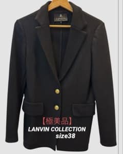【極美品】LANVIN COLLECTION 金ボタンテーラードジャケット38 極美品】LANVIN COLLECTION 金ボタンテーラードジャケット38 - メルカリ