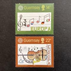 80150J外国切手 ガーンジー発行 音楽 EUROPA 1985 2種揃 外国未使用切手 ガーンジー島 1985年 ヨーロッパ切手 音楽 2枚 - メルカリ