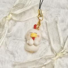 にわとりさん 樹脂粘土キーホルダーのサムネイル