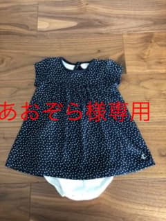 プチバトー　ロンパース ワンピース　70cmのサムネイル